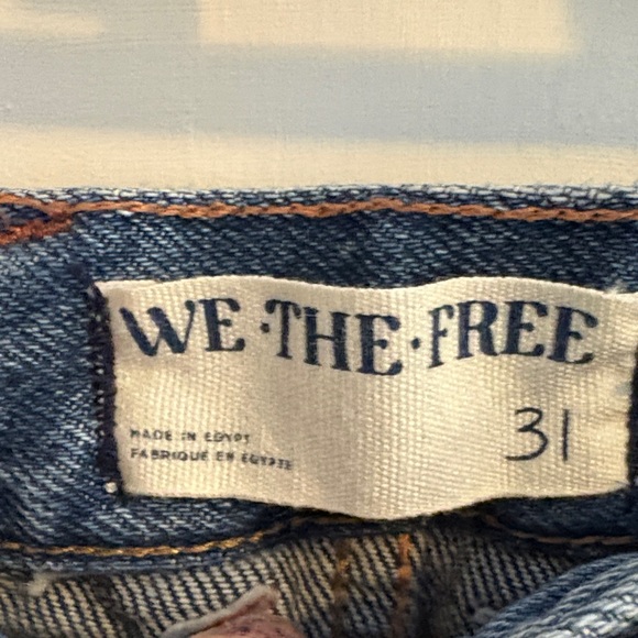 We the free size 31 Blue Jean Shorts for Women like new - Picture 3 of 4